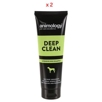 Animology Deep Clean Intensive Dog Shampoo 250ml Pack Of 2