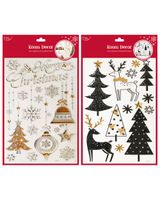 Homesmiths Christmas Room Stickers 2 Assorted Colors & Design 1 Piece