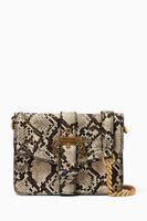 Medium Snakeskin-effect Crossbody Bag in PU Leather Medium Snakeskin-effect Crossbody Bag in PU Leather