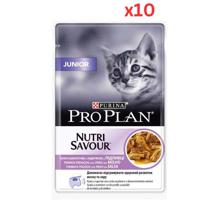 Pro Plan Junior (Kitten) Cat Gig Turkey 85G, Pack of 4