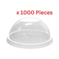 Hotpack Dome Lid For Pet Juice Cup Without Hole 78 Mm Diameter 1000 Pieces - DLID78NH