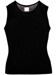 Chanel Pre-Owned 2006 CC tank top - Black