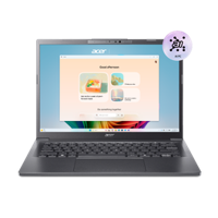 Acer Aspire 14 AI Intel Core Ultra 9 32GB RAM 1TB SSD 14 Inch WUXGA Windows 11 Home Laptop - Steel Gray [A14-52MT-99JC-NXJDJEM.002]