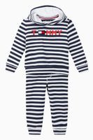 Striped Cotton Hoodie Set - thumbnail