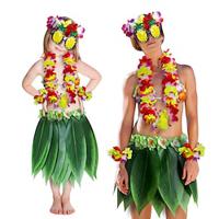 Party Stage Performance Decoration Hawaii Upgraded Thickened Flower wreath Leaf Skirt Pineapple Glasses Bra New Lightinthebox