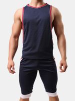 Mens Sexy Sleeveless Loose Fit Vest Sport Tank Tops