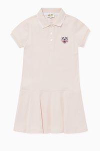 Logo Embroidered Polo Dress