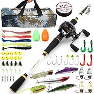 Fishing Rod and Reel Combo Telescopic Rod High Speed Portable Lightweight Sea Fishing  Ultra Smooth Lightinthebox