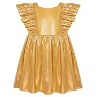 Girls Metallic Party Dress Girls Sleeveless Ruffle A-line Party Dress 5-12Y Lightinthebox