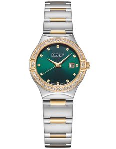 Ecstacy Women's Analog Sunray Green Dial Watch - (E6512-tbth)