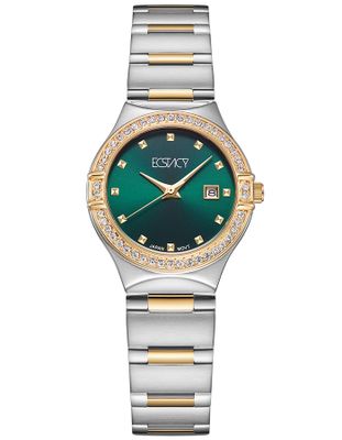 Ecstacy Women's Analog Sunray Green Dial Watch - (E6512-tbth)