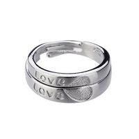 925 Silver Lovers Couple Rings