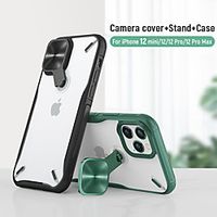 Nillkin Phone Case For iPhone 12 Pro Max iPhone 12 Mini Shockproof Case With Phone Stand Holder Clear Back Cover For iPhone 12 Lightinthebox - thumbnail