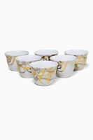 Calligraffiti Arabic Coffee Cups, Set of 6 - thumbnail