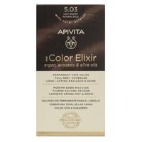 Apivita My Color Elixir Permanent Hair Color 5.03 Light Brown Natural Gold