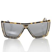 Frankie Morello Chic Turtle Pattern Square Sunglasses (FR-22070)