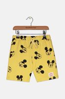Toddlers Baby Boys Mickey Mouse Pattern Short  Mustard - thumbnail