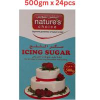 Natures Choice Icing Sugar Box, 500 Gm Pack Of 24 (UAE Delivery Only)