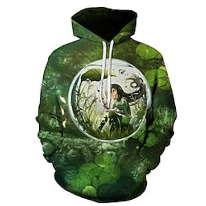 Inspired by My Hero Academia All Might Hoodie Cartoon Manga Anime Front Pocket Graphic Hoodie For Men's Women's Unisex Adults' 3D Print 100% Polyester Casual Daily Lightinthebox