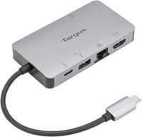 Targus USB C Single Video HDMI VGA Docking Station With Power Delivery Pass Thru - DOCK419EUZ