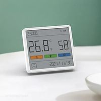 DUKA Atuman 3.67inch Digital Temperature Humidity Sensor Clock TH1 LCD Display Indoor Home Baby's Room Thermometer Hygrometer Lightinthebox - thumbnail