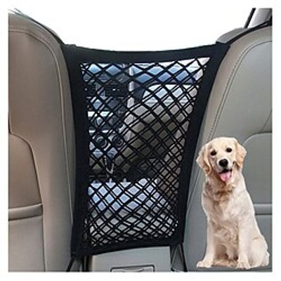 Dog Car Net Barrier Pet Barrier with Auto Safety Mesh Organizer Baby Stretchable Storage Bag Universal for Cars SUVs -Easy Install Car Divider for Driving Safely with Children  Pets Lightinthebox