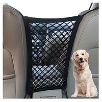 Dog Car Net Barrier Pet Barrier with Auto Safety Mesh Organizer Baby Stretchable Storage Bag Universal for Cars SUVs -Easy Install Car Divider for Driving Safely with Children  Pets Lightinthebox - thumbnail