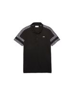 Lacoste Sport Print Sleeves Ultra-Light Cotton Polo Shirt - thumbnail