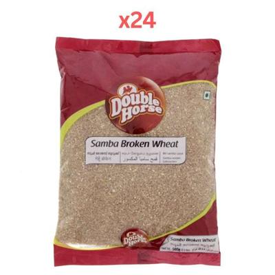 Double Horse Samba Wheat Broken 500gm Pack of 24