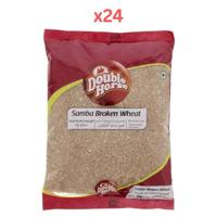 Double Horse Samba Wheat Broken 500gm Pack of 24