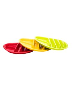 Arrow Plastic Fiesta Taco Plate