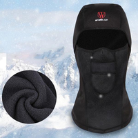 Mens Winter Warm Fleece Full Hood Face Mask