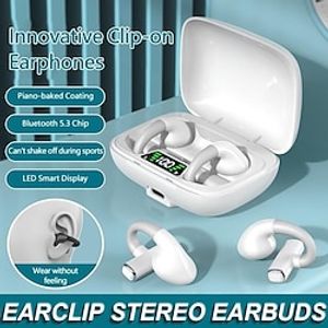 Earlicp Bluetooth5.3 Headphones Noise Reduction Sport Headset TWS Wireless Stereo Earbuds Touch Control Bluetooth Earphones with Charging Case Lightinthebox