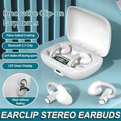 Earlicp Bluetooth5.3 Headphones Noise Reduction Sport Headset TWS Wireless Stereo Earbuds Touch Control Bluetooth Earphones with Charging Case Lightinthebox