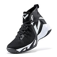 Boys' Basketball Shoes Trainers Athletic Shoes Sports  Outdoors PU Leather 2021 Big Kids(7years ) Basketball Shoes Blue Black Red All Seasons Lightinthebox - thumbnail