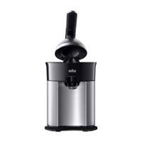 Braun CitrusQuick 7 Citrus Juicer, 160 Watts, XL Fit Design, Direct Serve Option, Anti-Drip Spout, Automatic Start, Stop, Ergonomic Lever, Universal Presscone, Black - CJ 7050