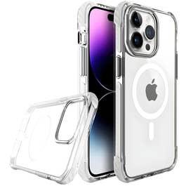 Magnetic Clear Case iphone 15 Transparent