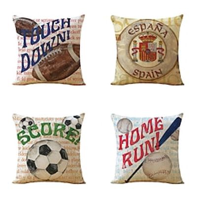 Ball Games Pillow Cover 1PC Decorative Toss Pillows Throw Pillow Covers Soft Pillowcase for Bedroom Livingroom Sofa Couch Chair Bench Lightinthebox Ball Games Pillow Cover 1PC Decorative Toss Pillows Throw Pillow Covers Soft Pillowcase for Bedroom Livingroom Sofa Couch Chair Bench Lightinthebox