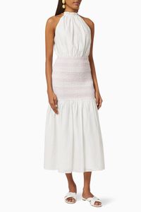 Mystify Smocked Midi Dress