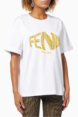 Fisheye Logo T-shirt in Cotton Jersey Fisheye Logo T-shirt in Cotton Jersey