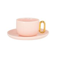 Cristina Re Celine Teacup & Saucer Blush & Gold - thumbnail