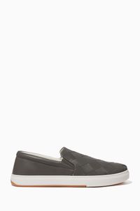 Intrecciato Leather Slip-On Sneakers