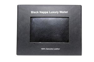 Black Nappa Wallet (India Delivery Only)