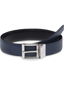 Prada Saffiano reversible belt - Blue