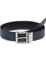 Prada Saffiano reversible belt - Blue - thumbnail