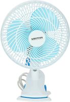 Krypton Table Fan, 8 Inch, (Blue/White)-(KNF6035)