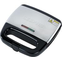 Geepas 2 Slice Grill Maker Silver - GGM6001