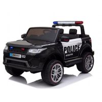 Megastar Ride On 12 V Official Police Bureau Rangers Jeep - Black (UAE Delivery Only) - thumbnail