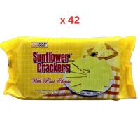 Croley Foods Sunflower Crackers Onion-Garlic - 170 Gm Pack Of 42 (UAE Delivery Only)