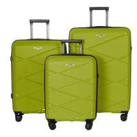 PARA JOHN Travel with Ease and Confidence - Light Weight Stylish & Durable PP Trolley Luggage Set with TSA Lock- LIGHT GREEN